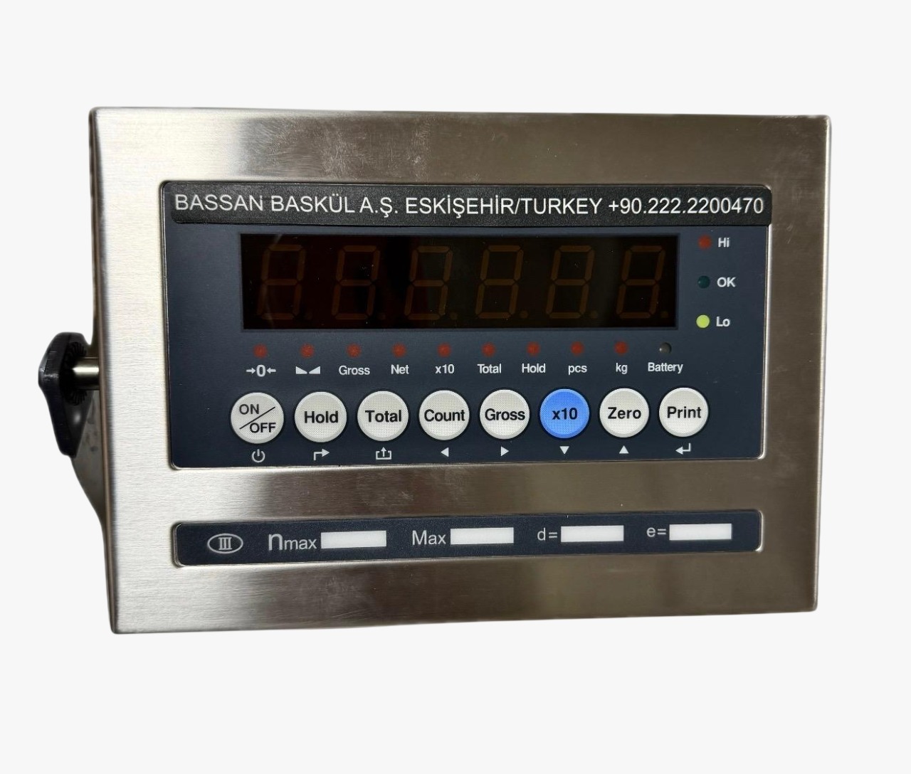 BASMAK BS-26 Tartım Göstergesi